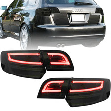 LED Lightbar Rückleuchten für Audi A3 8P Sportback Bj. 2003-2008 Smoke StVo
