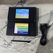 Nintendo DS lite black Handheld System tested and working