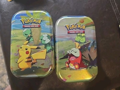 pokmon trading card game celebrations mini tins Pokemon | 25th Anniversary Pokmon Favorites in the Palm of Your Hand Pokemon Celebrations Mini Tin Display