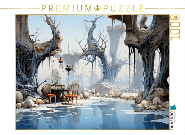 Calvendo Puzzle On The Ice | 1000 Pieces, Finished Size 25.2 × 18.9 In (64 × 48-image