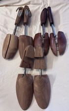 Shoe Keeper Lot Of 3 Travel Tree Large Brown Handle, Brookstone, Rochester