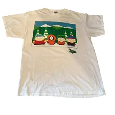 Vintage 1997 South Park Comedy Central Y2K Streetwear T-Shirt Reprinted - WHITE