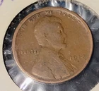1918 D Lincoln Wheat Penny, Cent, Fine Condition
