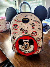 New Her Universe Disney 100 Anniversary Mickey Mouse Club Vintage Mini Backpack