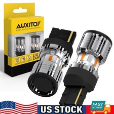 Auxito 7440 Amber Yellow LED Turn Signal Light Bulbs With Build-in Load Resistor