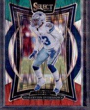 2024 Panini Select #48 Demarvion Overshown Green & Red Prizm Shock
