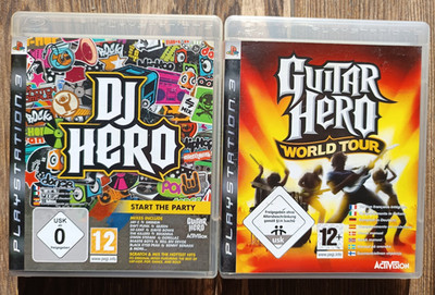 2x PS3 | Guitar Hero World Tour + DJ Hero Start the Party | DEUTSCHE Version