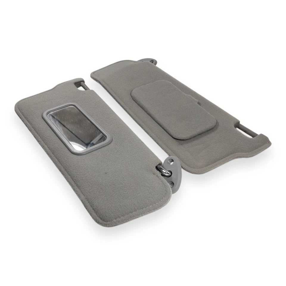 Комплект из пары солнцезащитных козырьков со стороны водителя и пассажира 1997-2003 Ford Escort серая ткань - Изображение 3 из 4