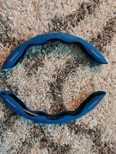 2x Carbon Fiber Car Steering Wheel Booster Non-Slip Cover Accessories Universal