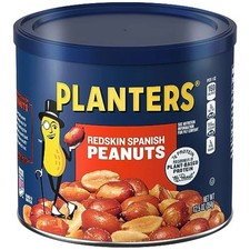 PLANTERS Redskin Spanish Peanuts, Roasted Salted Peanuts  Pack of 6 