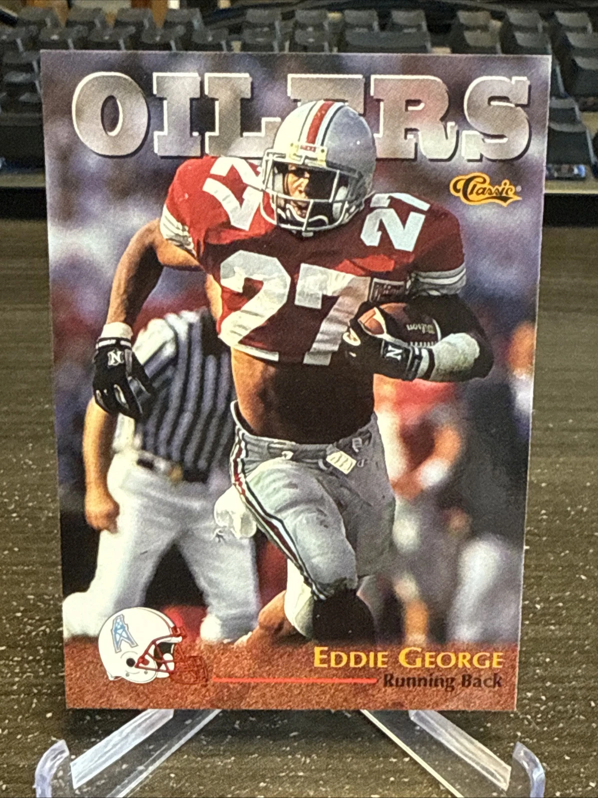 Eddie George trading card