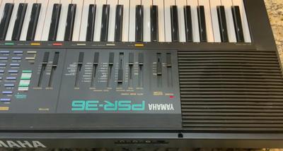 【未使用｜動作確認済】YAMAHA PSR-36 シンセサイザー Vintage Yamaha Psr-36 Midi FM 1988 Portable Synthesizer Keyboard