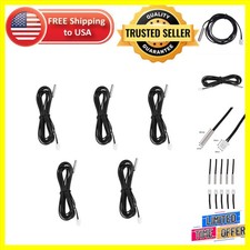 10K NTC Waterproof Temperature Sensor Probe - Accurate Durable 1 Meter Length