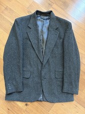 Vintage Christian Aujard Camel Hair Wool Blazer Sport Coat Grey 41R