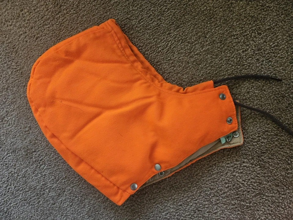 Vintage Woolrich Mens 70s Wool Hunting Pants Quilted Lined USA Orange 40"x 31" - Image 4 of 4