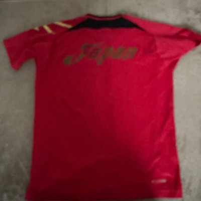 ASICS Japan Wrestling Team Issued T Shirt Red JPN Rare Non Retail