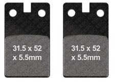 Sintered Rear Brake Pad for Fantic Trial 243 1987