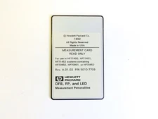 Agilent 5010-7709 Measurement Card