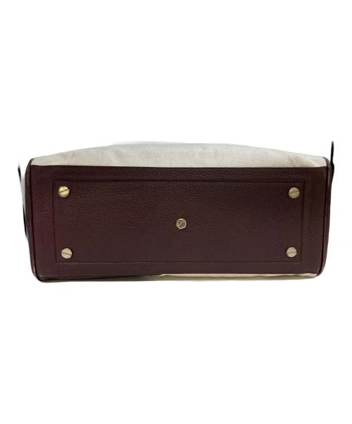 Bolso Boston BALLY Cuero y Lona Beige×Marrón Foto 4 de 4