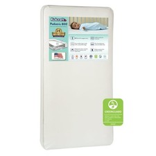 800 Extra Firm Ultra Deluxe, 80 Coil Baby Crib and Toddler Mattress, White