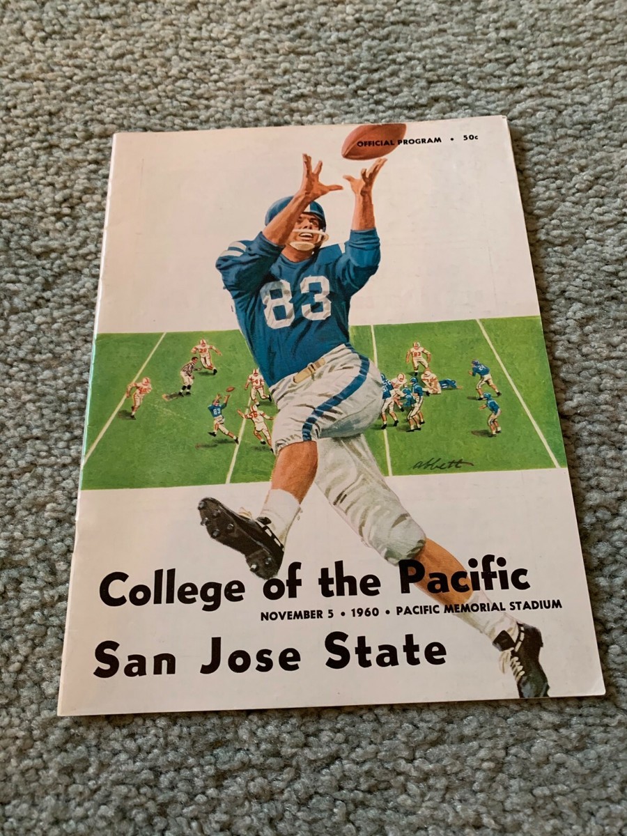 1960 San Jose State Broncos COP College of the Pacific Tigers