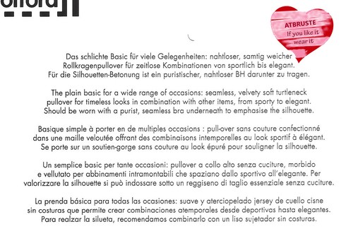 Wolford Portland • M • ecrue... basic vellutato morbido in maglia fine senza cuciture - Foto 2 di 9