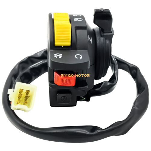 Left Handlebar Switch Start Headlight for Suzuki King Quad 300 LT-F4WDX LT-F300F - Picture 2 of 9