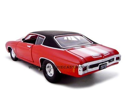 1970 CHEVROLET CHEVELLE PRO STREET SS 454 RED 1:24 CAR BY UNIQUE