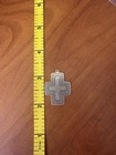 Cross Pendant Thai Silver Flat