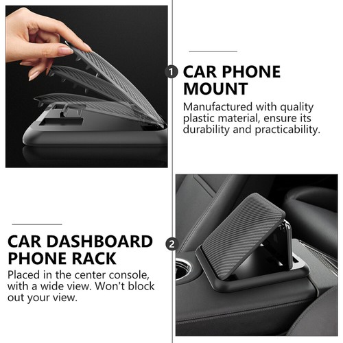 Durable Dashboard Phone Bracket Phone Holder Black car phone bracket - 第 7/12 張圖片