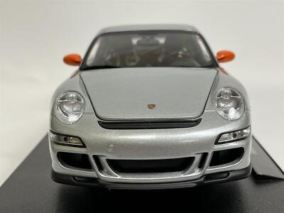 2007 Porsche 911 997 GT3 RS Silver 1:18 Scale Welly 18015s | eBay