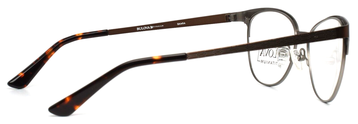 Bulova Women\'s Glasses (Skara) BULOVA Skara Black Womens Semi Cat Eye Full Rim Eyeglasses  main image 3