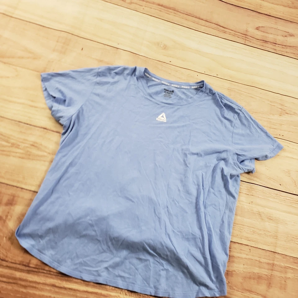 Reebok Shirt Womens Extra Large Blue White Outdoor Lightweight Active Ladies - Image 2 of 4