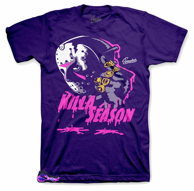 purple camo foamposites shirts