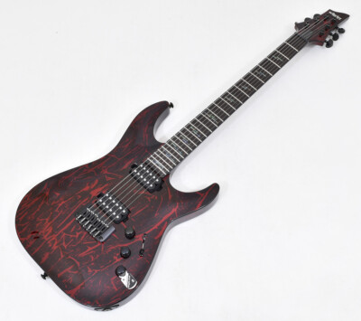 Schecter C-1 Silver Mountain BM Electric Guitar Blood Moon B-Stock 1349