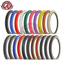 ALTALINE BICYCLE WIRE BEAD TIRE 24 x 2.125 HEAVY DUTY DIAMOND TREAD MANY COLORS!