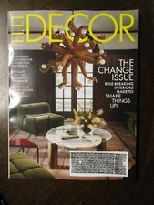 ELLE DECOR MAGAZINE OCTOBER 2022 THE CHANGE ISSUE ANTIQUE C'EST CHIC DEALERS