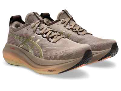 ASICS Women's GEL-NIMBUS 27 LUXE 1012B816 020 Luxe Taupe Grey Running Shoes