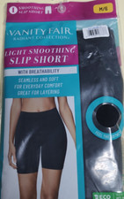 Vanity Fair Radiant Coll. Slip Short Light Smoothing Seamless Black M/6 SPLK