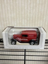SpecCast Limited Edition BUDWEISER 1932 Ford Delivery Sedan DIE CAST BANK 26024
