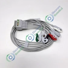 GE Compatible ECG Leadwire set 5-Lead, Grouped, Grabber, 74cm/29in [2106389-001]