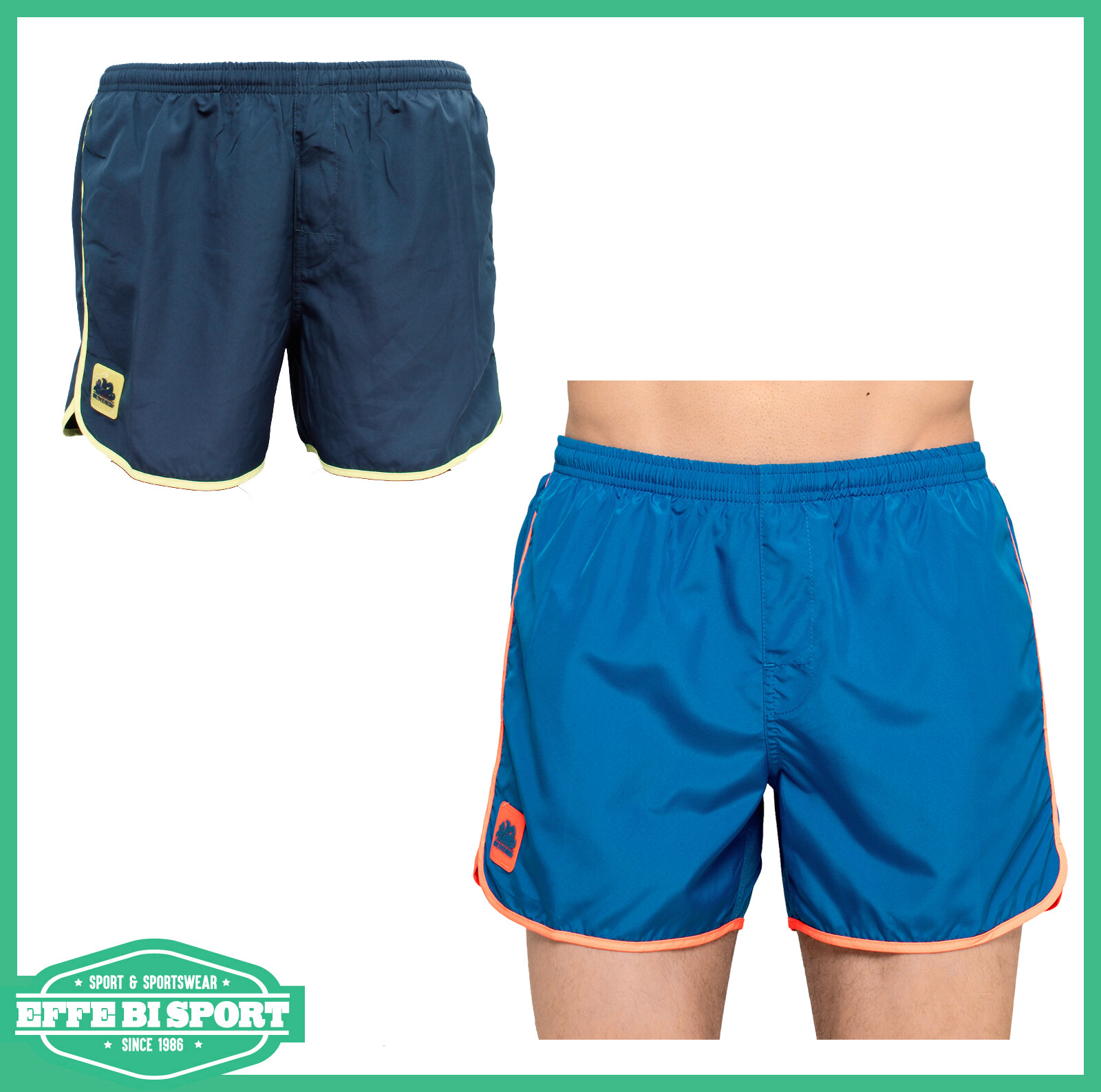 sundek pantaloncino mare corto vita elasticata