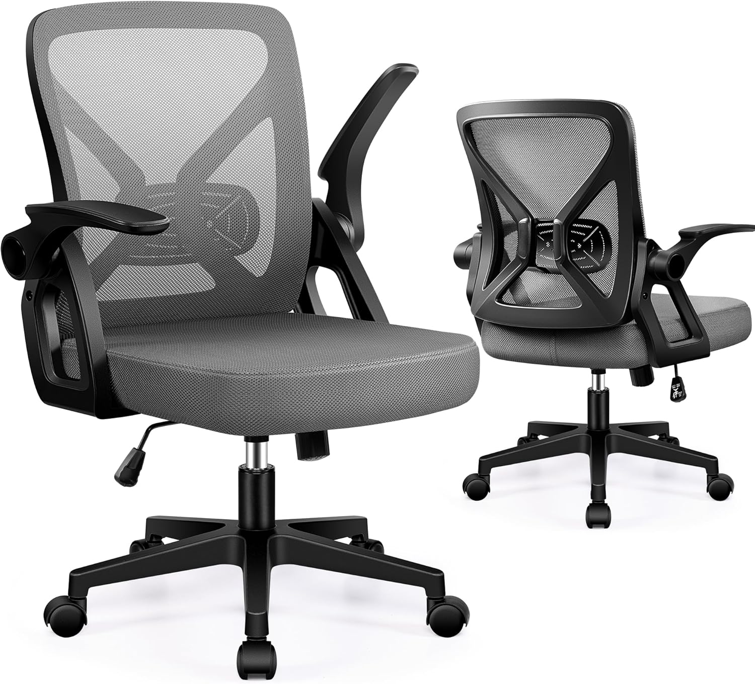 Ergonomic Mesh Office Chair with Lumbar Support and Wheels