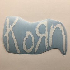 Korn Band Logo Die Cut Vinyl Sticker Classic Hard Rock and Roll Metal