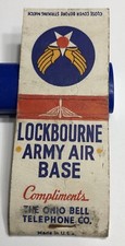 Old WWII Matchbook Cover Lockbourne Army Air Base! D2462