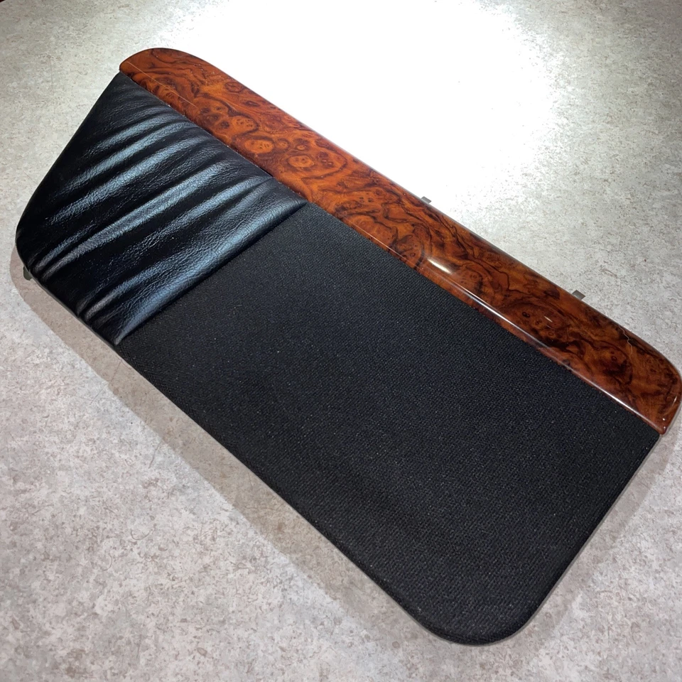 Juego de cubierta de altavoz trasero Mercury Cougar Ford TBird 1989 1993 grano de madera y negro Foto 4 de 4