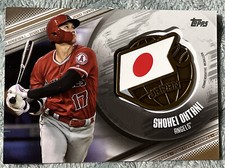 2020 TOPPS Shohei Ohtani GOLD 02/50 MVP GLOBAL GAME MEDALLION #GGM-SO Angels SSP
