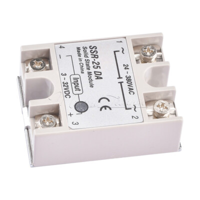 SSR-25DA SSR-40DA SSR-60DA 25A/40A/60A 250V Solid State Relay Alloy Heat Sink