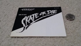 NES Nintendo, Skate or Die cartridge with manual & dust cover