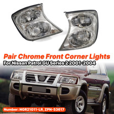 For Nissan Patrol Gu Series 2 2001-2004 Chrome Front Corner Signal Parking Light